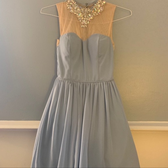 Nude Illusion Formal Dress - Picture 3 of 6